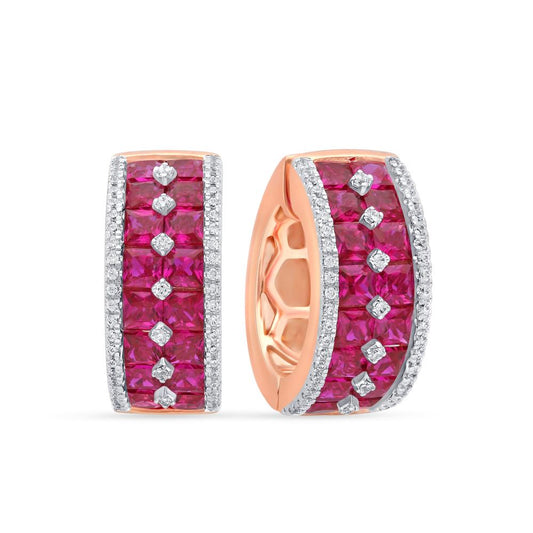 0.42 ct Diamond Earrings in 14K Gold