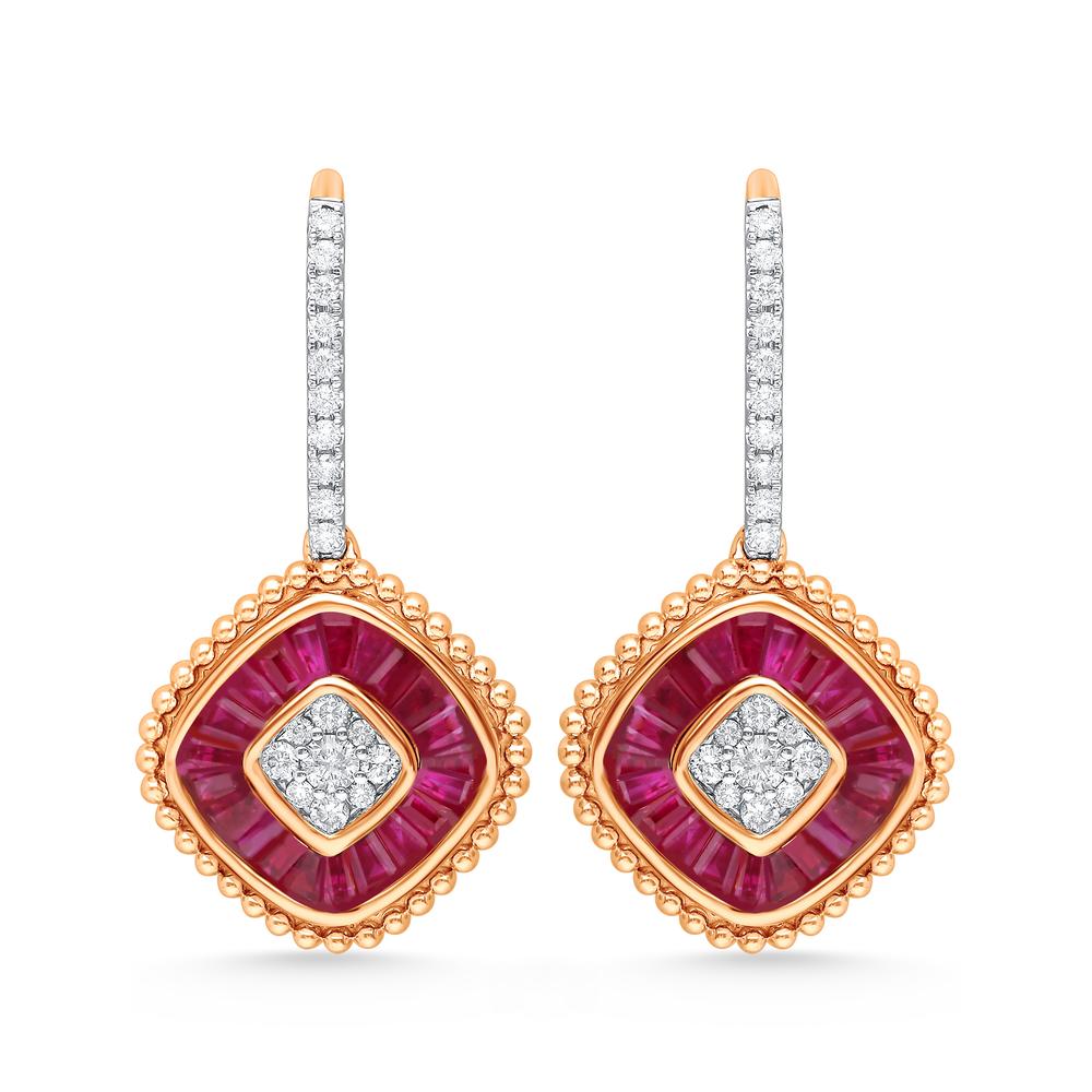 0.36 ct Diamond Earrings in 14K Gold