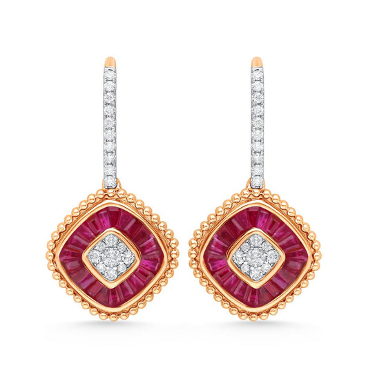 0.36 ct Diamond Earrings in 14K Gold
