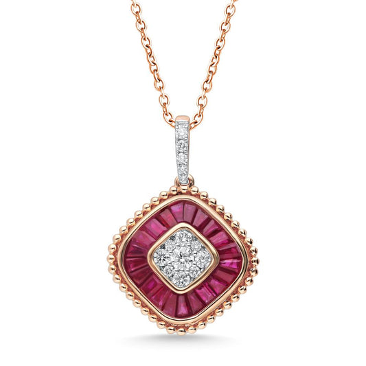 0.26 ct Diamond Pendant in 14K Gold