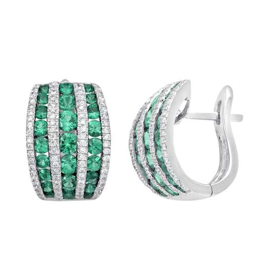 0.69 ct Diamond Earrings in 14K Gold