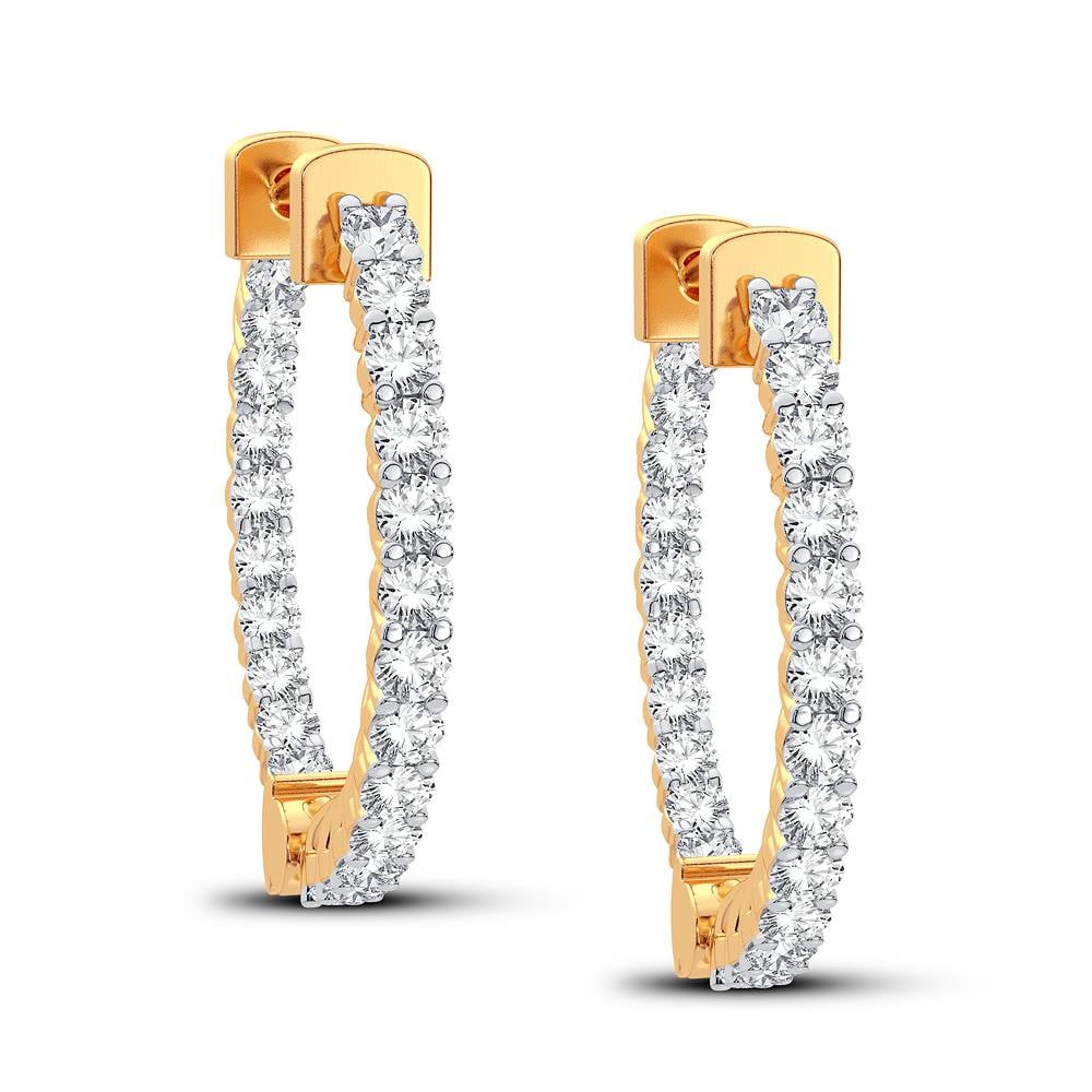 0.50 ct Diamond Earrings in 14K Gold