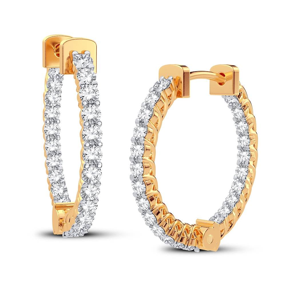 0.50 ct Diamond Earrings in 14K Gold