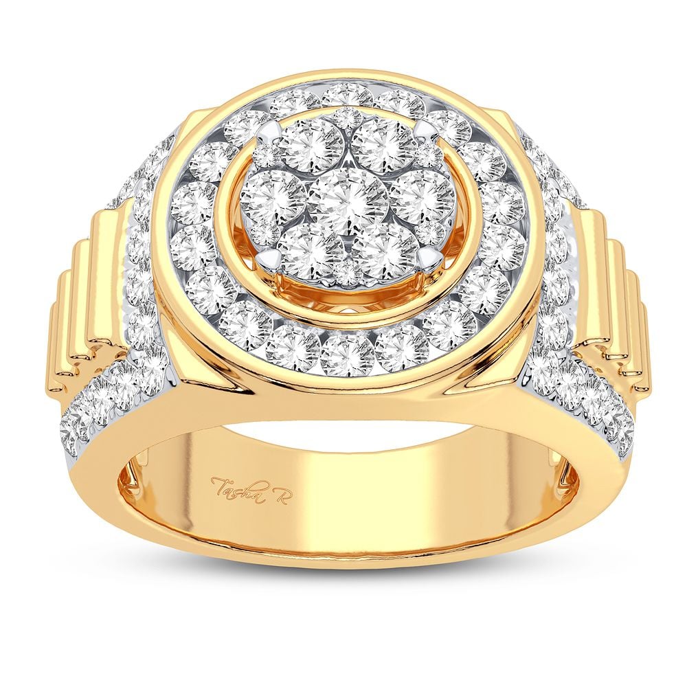 2.33 ct Men's Diamond Ring in 14K Gold