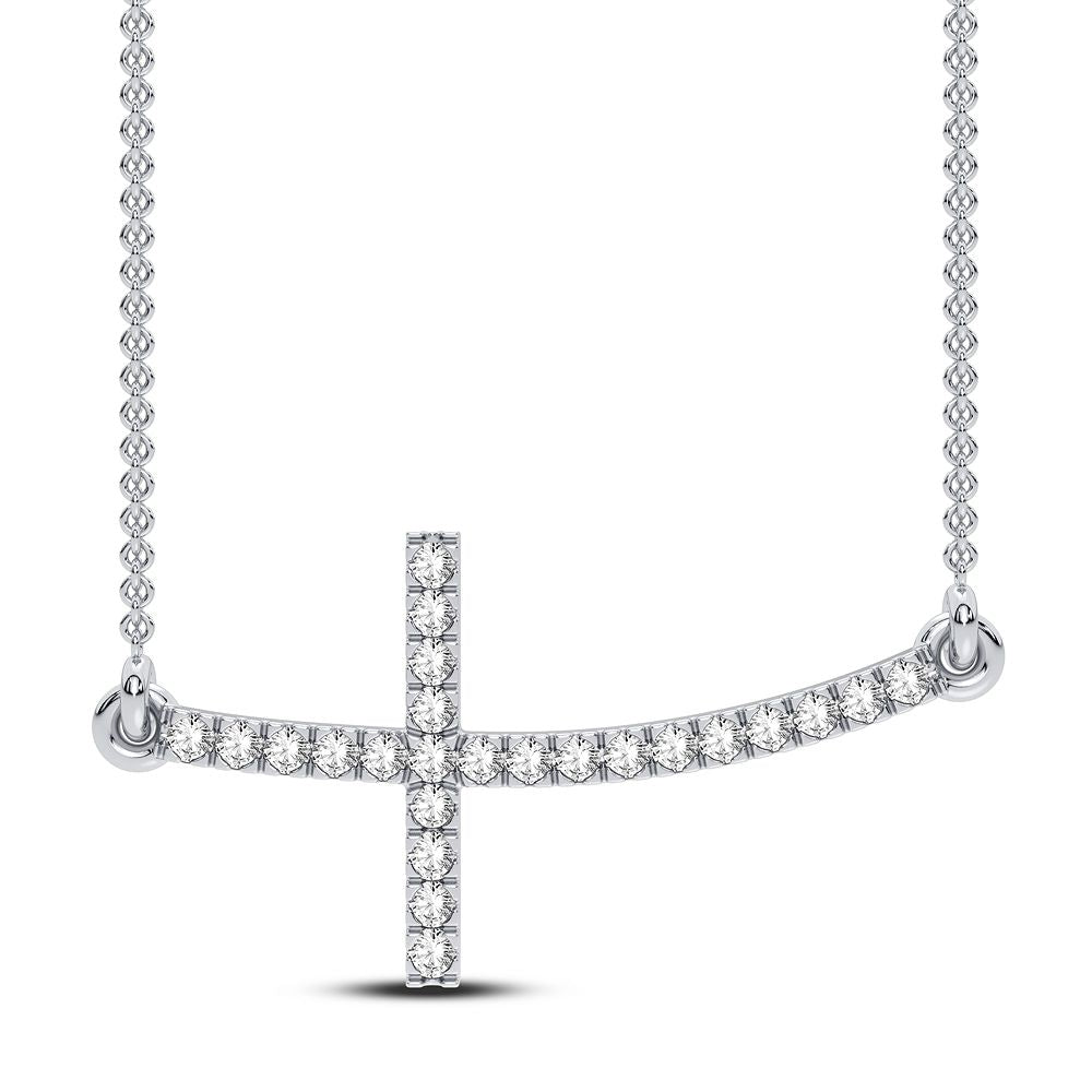 0.16 ct Diamond Necklace in 10K Gold