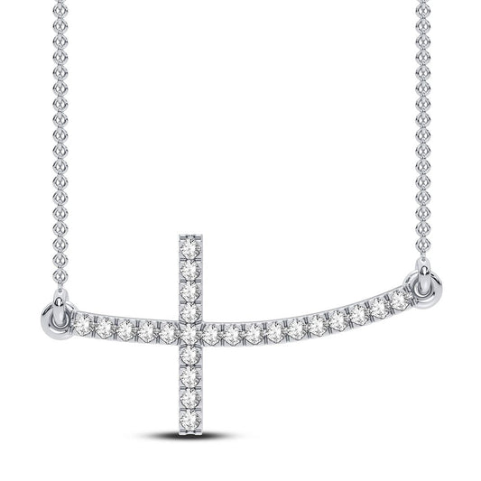 0.16 ct Diamond Necklace in 10K Gold