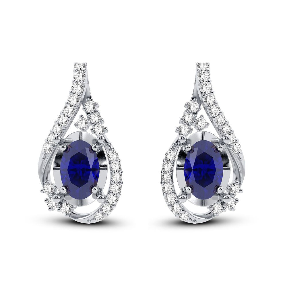 0.16 ct Diamond Earrings in 14K Gold
