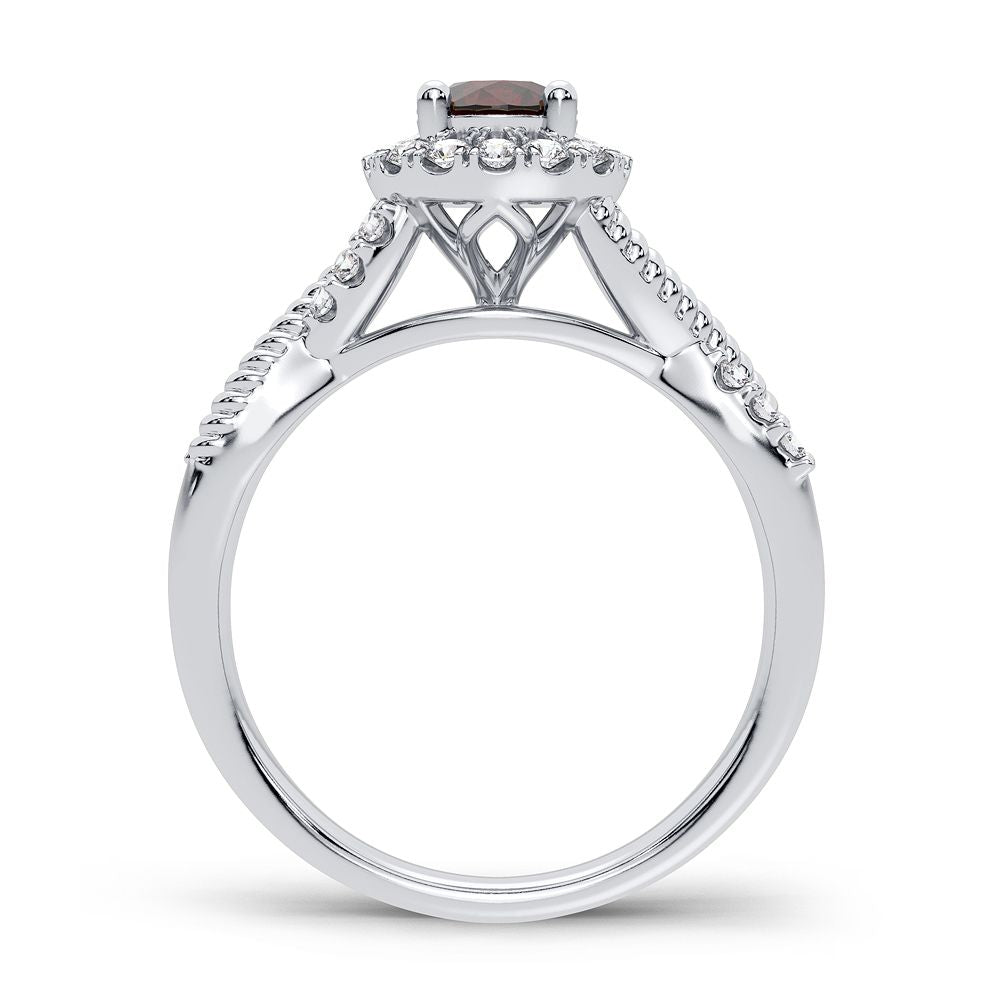 0.25 ct Ruby & Diamond Ring in 14K Gold