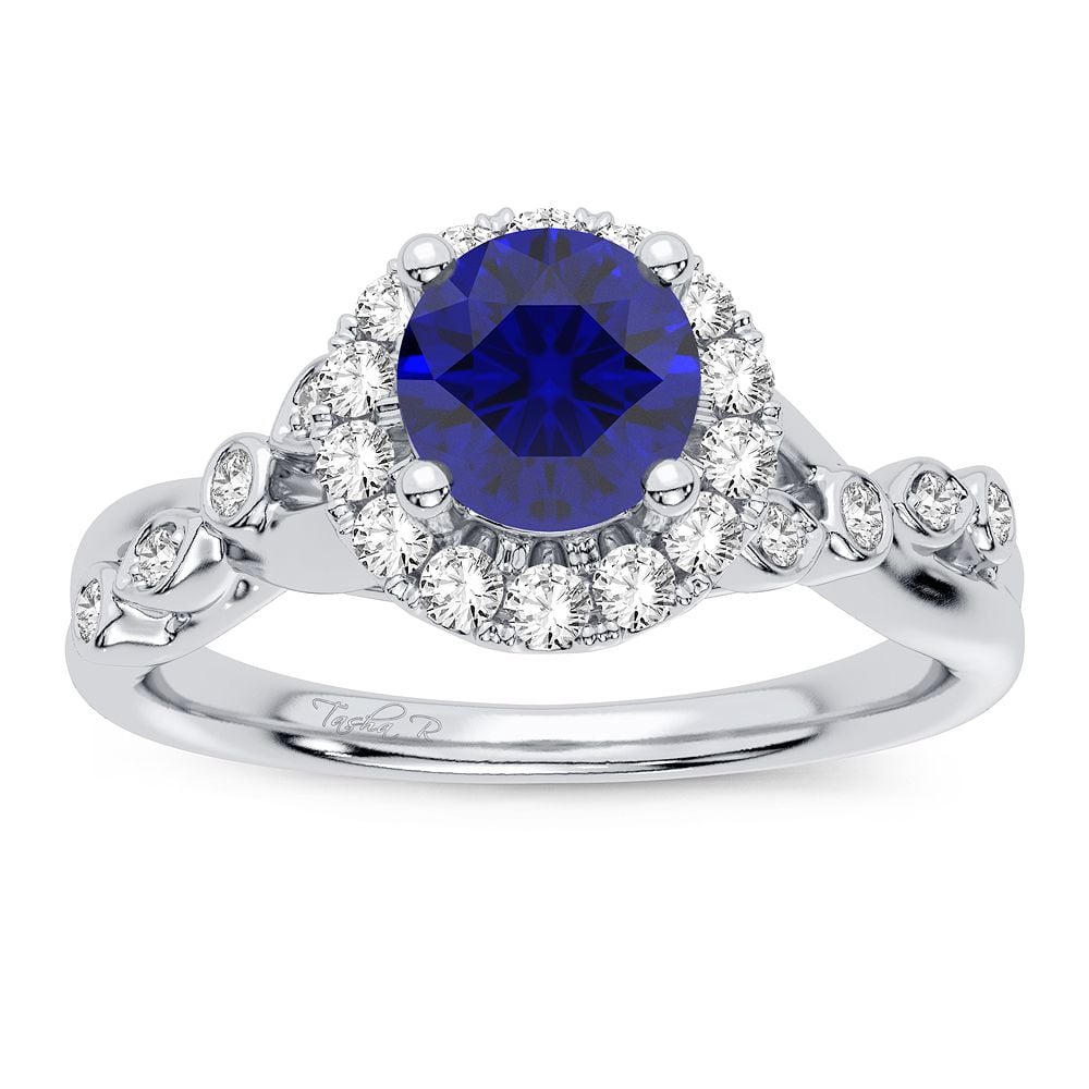0.20 ct Sapphire & Diamond Ring in 14K Gold