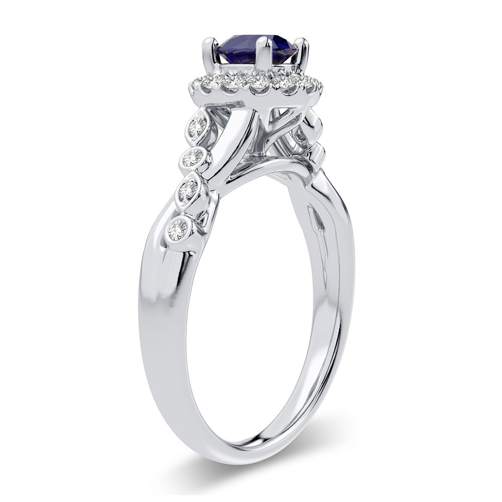 0.20 ct Sapphire & Diamond Ring in 14K Gold