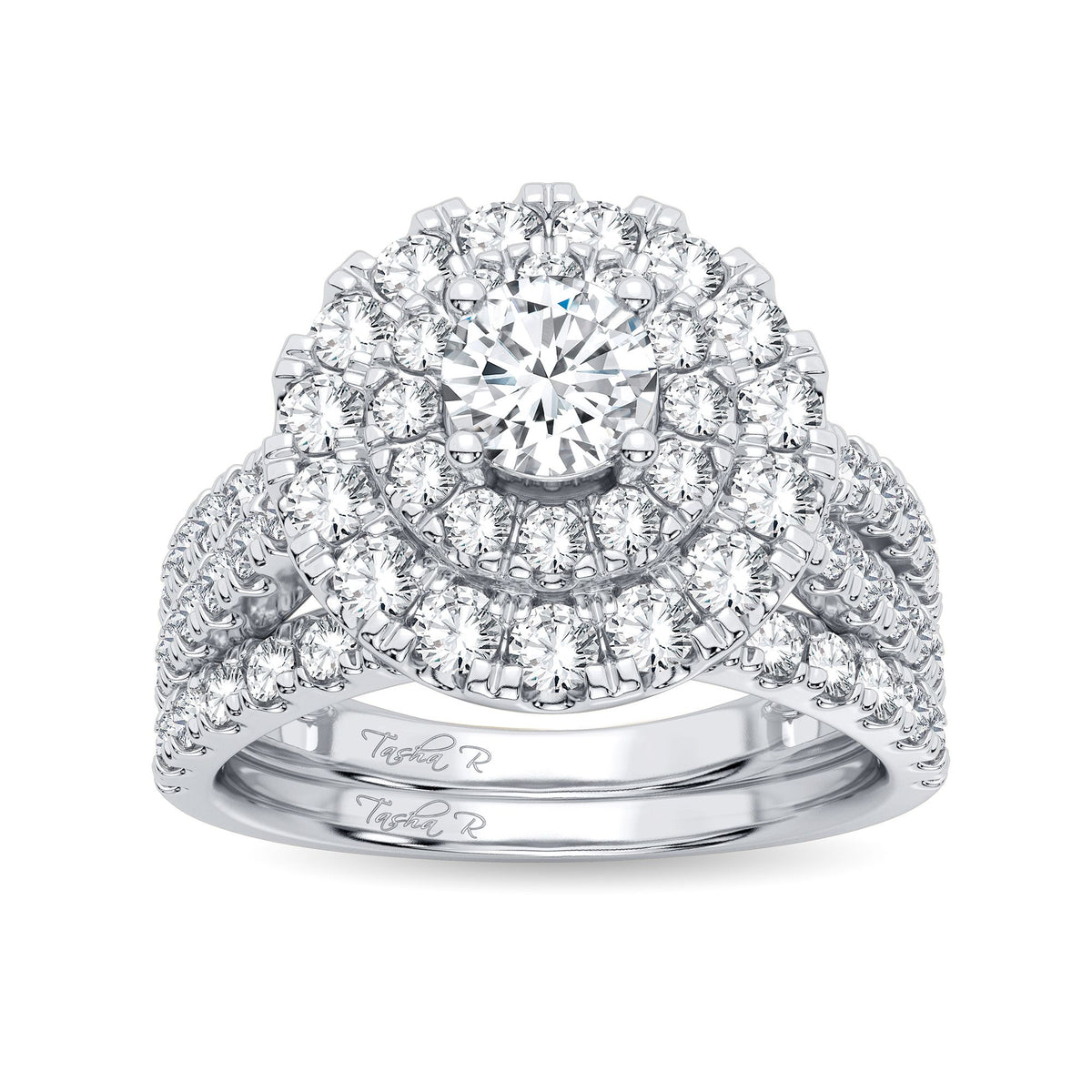 2.00 ct Diamond Bridal Ring in 14K Gold