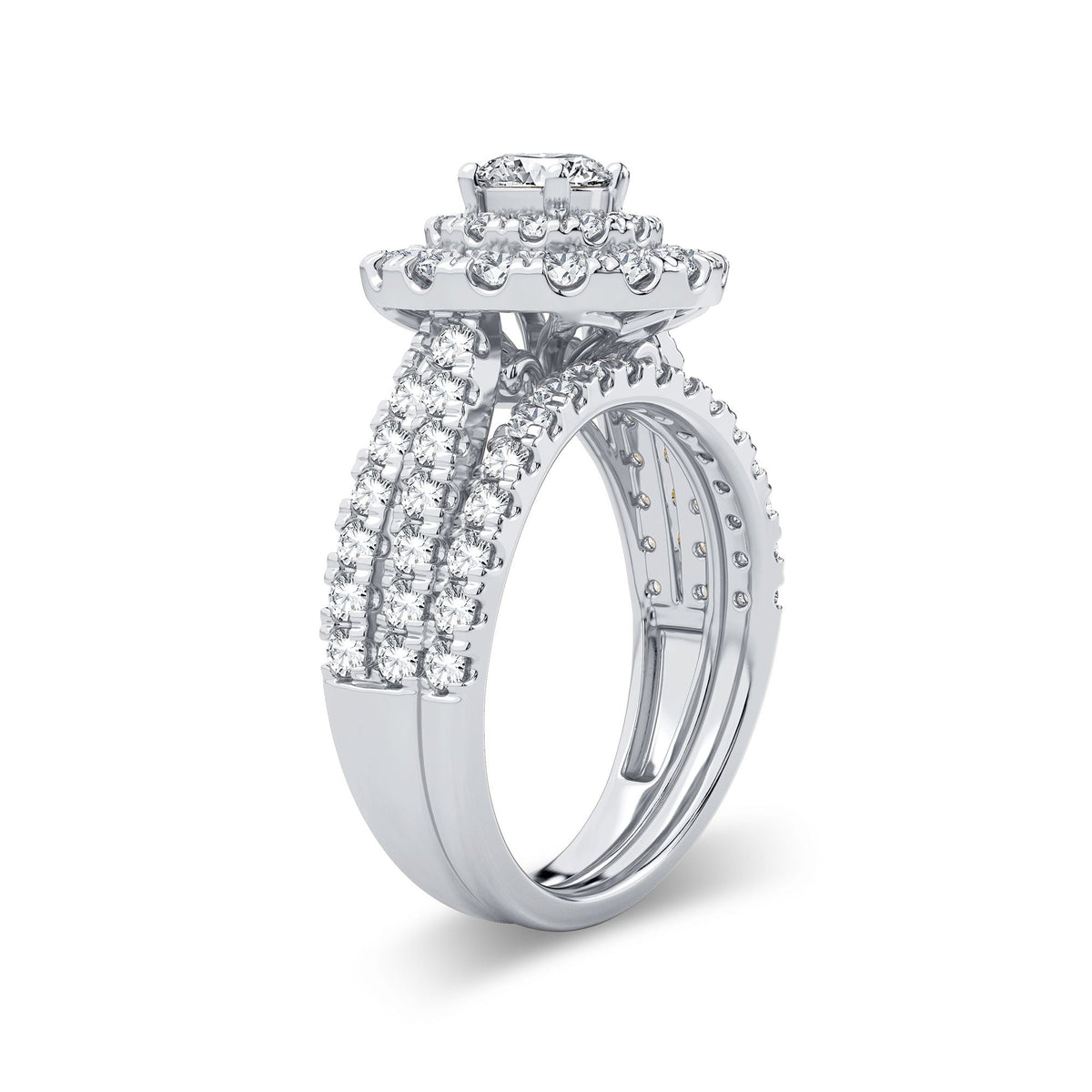 2.00 ct Diamond Bridal Ring in 14K Gold