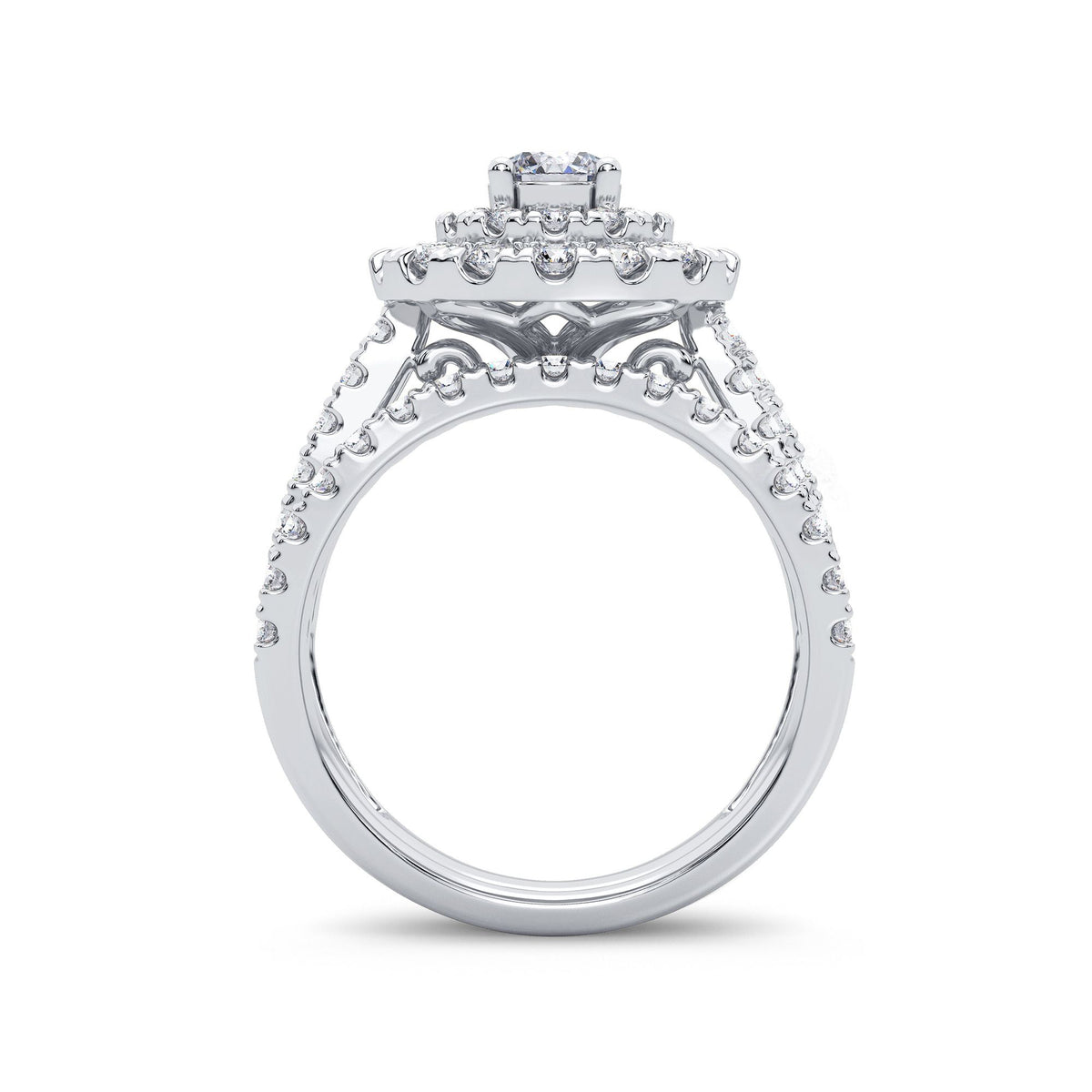 2.00 ct Diamond Bridal Ring in 14K Gold