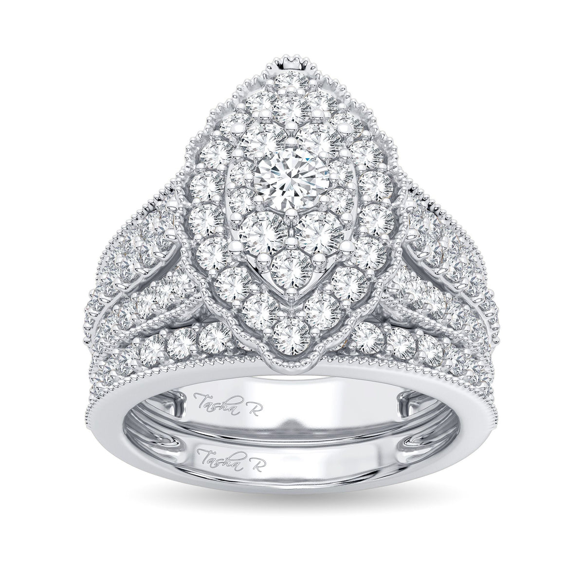 2.00 ct Diamond Bridal Ring in 14K Gold