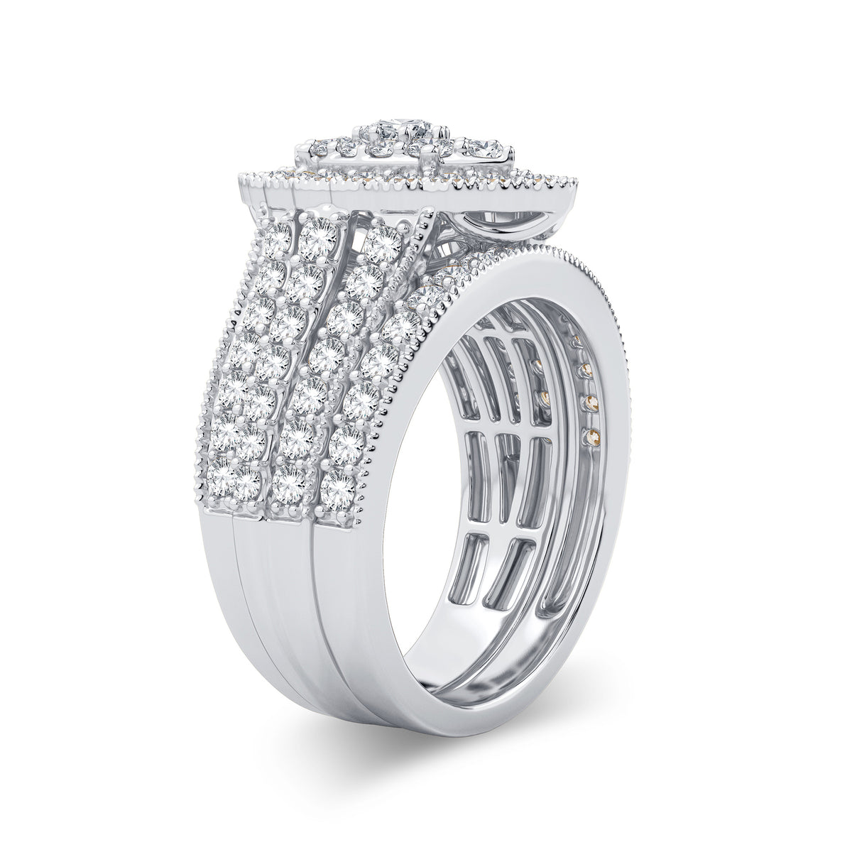 2.00 ct Diamond Bridal Ring in 14K Gold