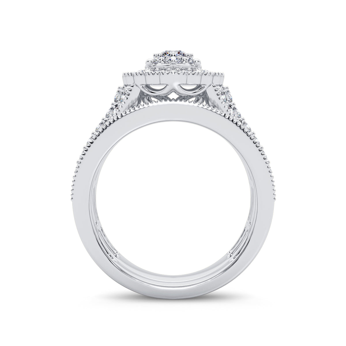 2.00 ct Diamond Bridal Ring in 14K Gold