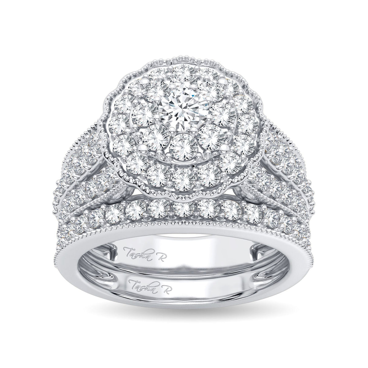 2.00 ct Diamond Bridal Ring in 14K Gold