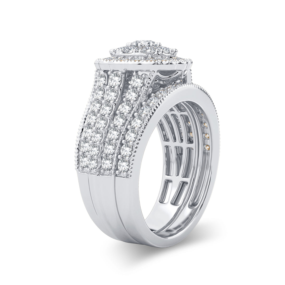 2.00 ct Diamond Bridal Ring in 14K Gold