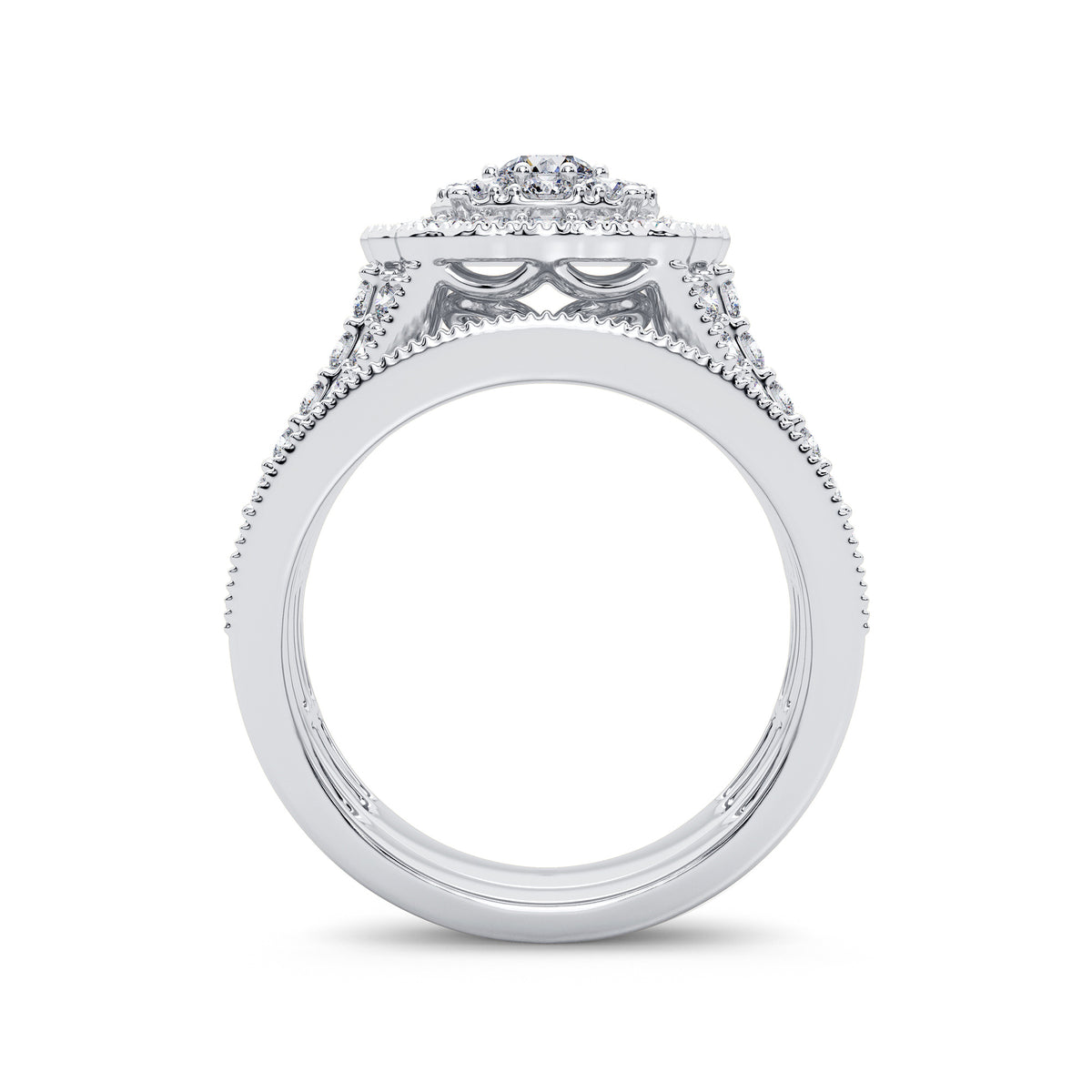 2.00 ct Diamond Bridal Ring in 14K Gold