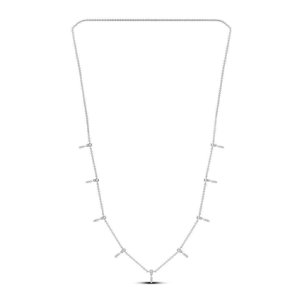 0.42 ct Diamond Necklace in 14K Gold