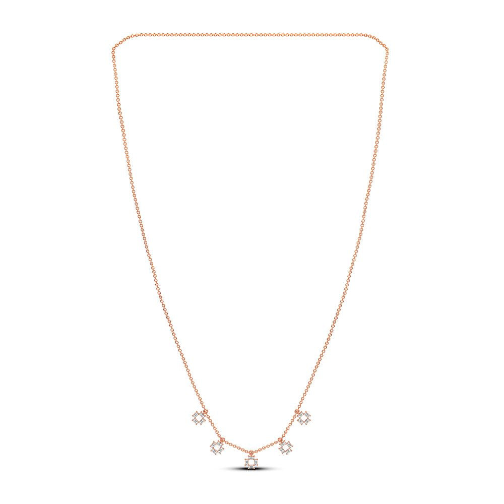 0.28 ct Diamond Necklace in 14K Gold