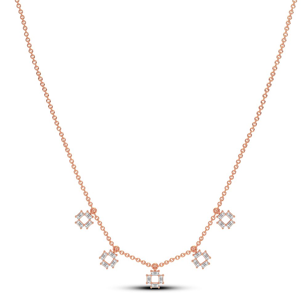0.28 ct Diamond Necklace in 14K Gold