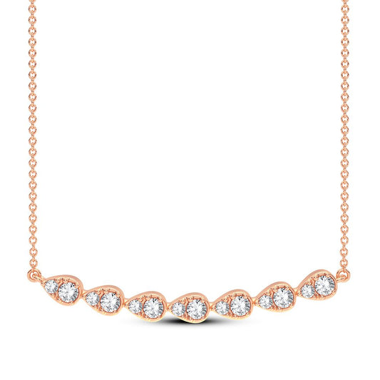 0.33 ct Diamond Necklace in 14K Gold