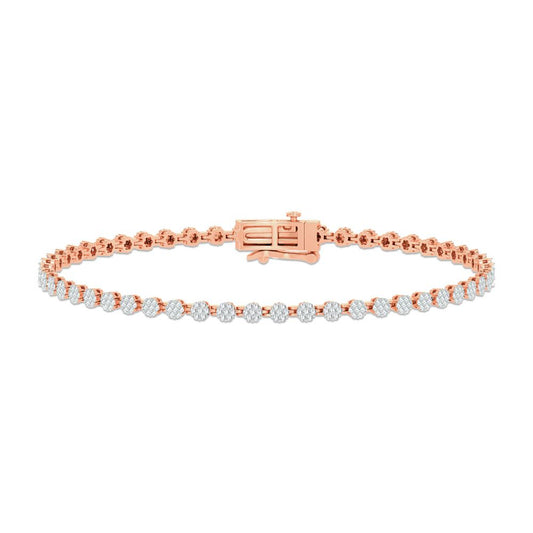 1.00 ct Diamond Bracelet in 14K Gold