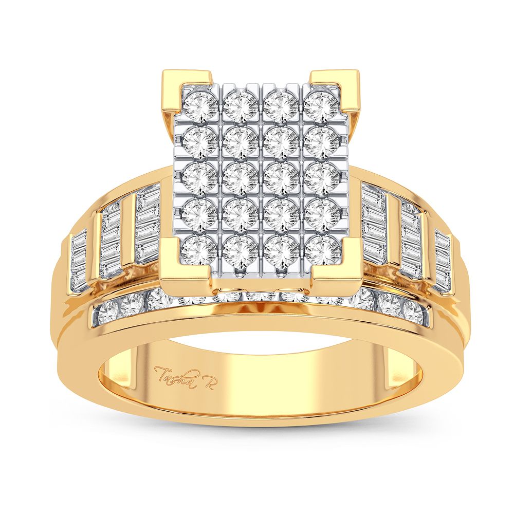 1.50 ct Men's Diamond Ring in 10K Gold