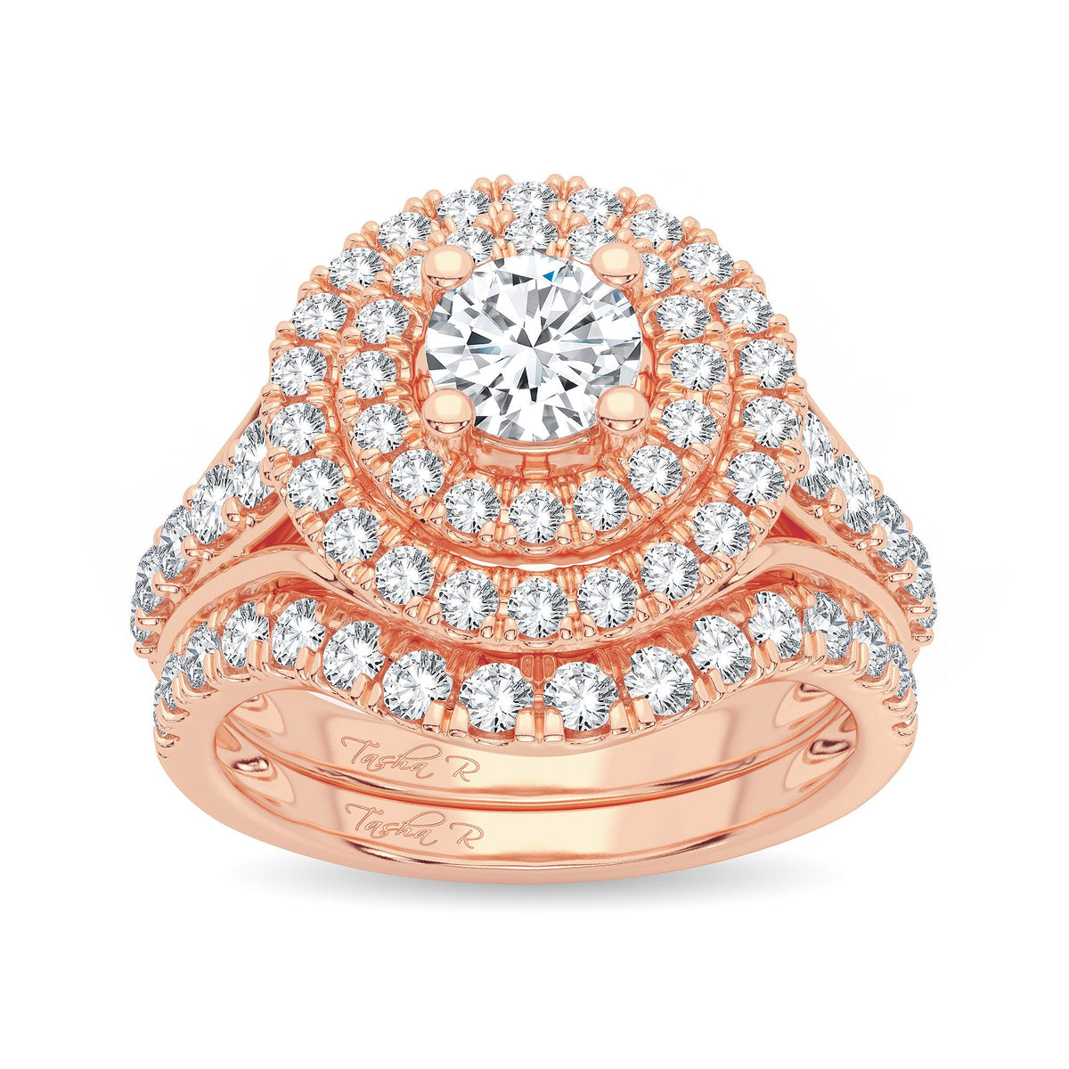 2.00 ct Diamond Bridal Ring in 14K Gold