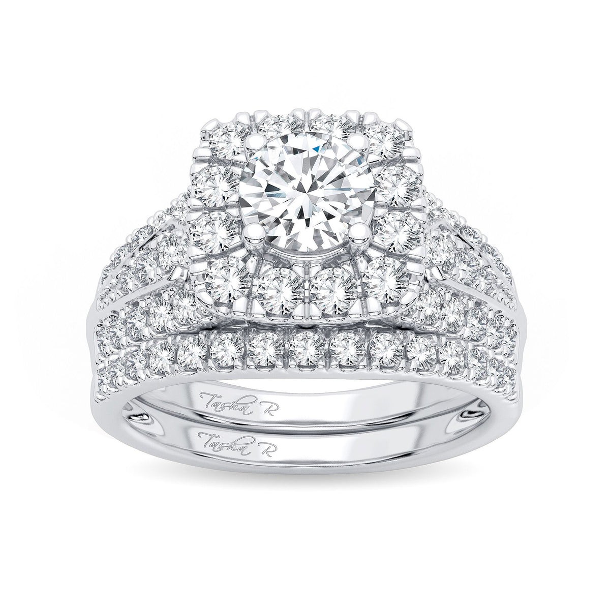 2.00 ct Diamond Bridal Ring in 14K Gold