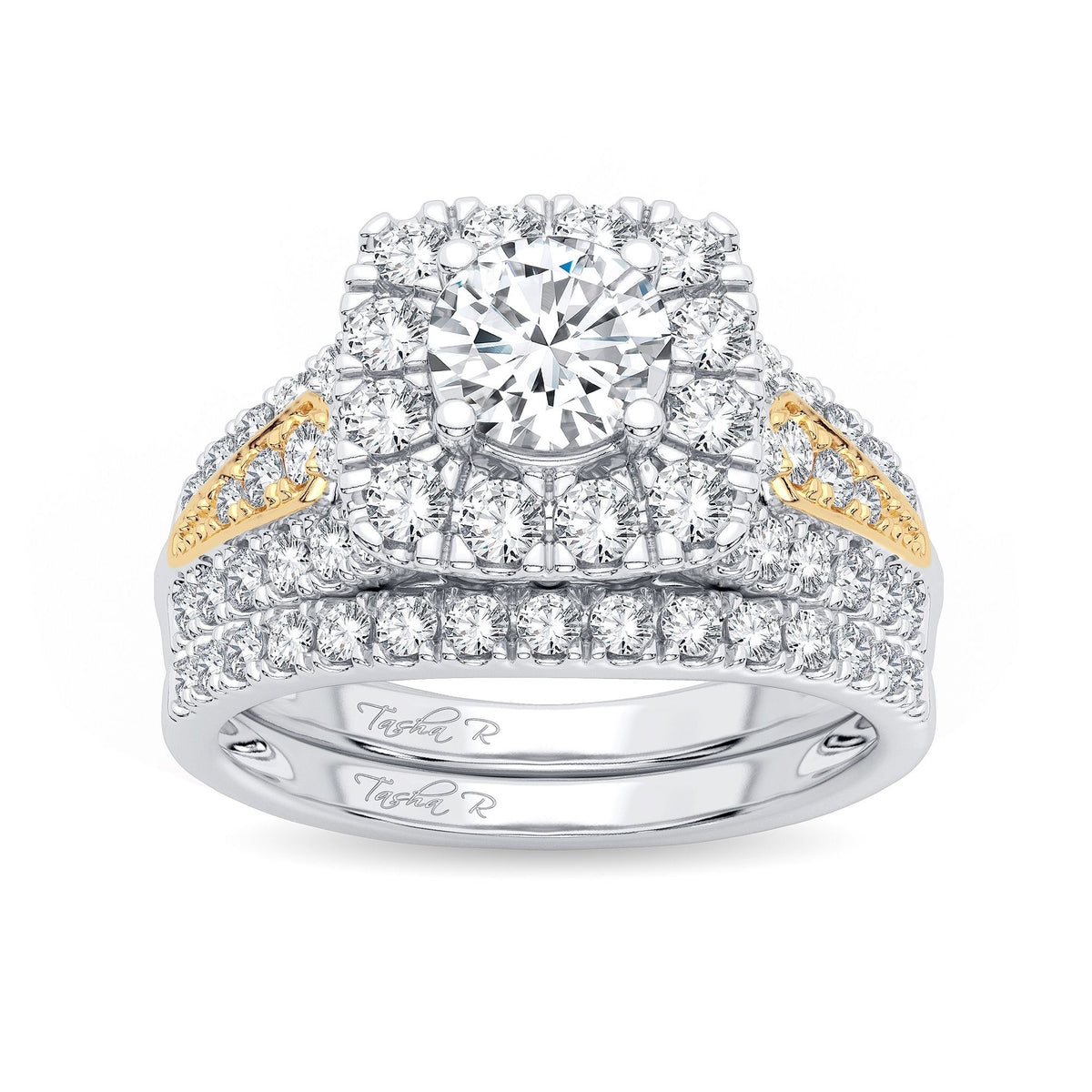 2.00 ct Diamond Bridal Ring in 14K Gold