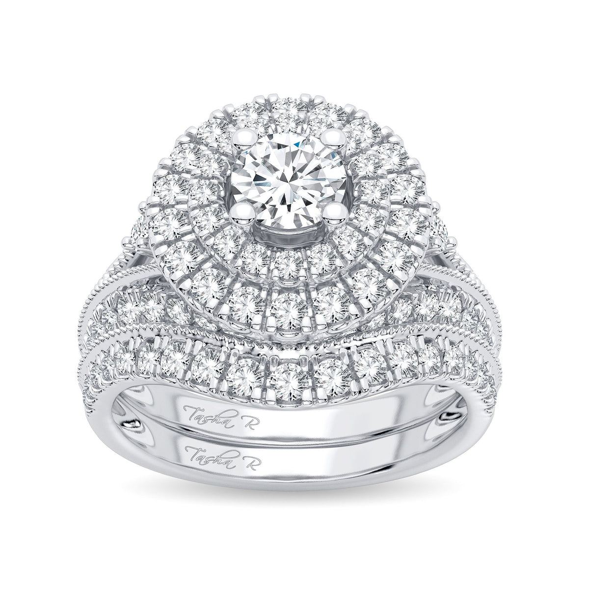 2.00 ct Diamond Bridal Ring in 14K Gold