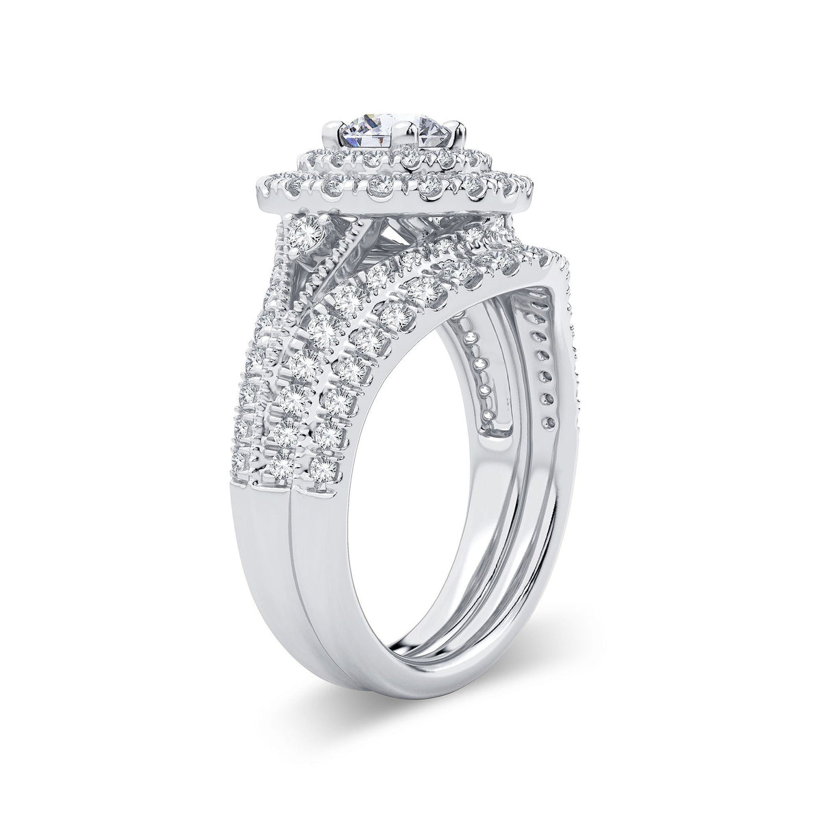 2.00 ct Diamond Bridal Ring in 14K Gold
