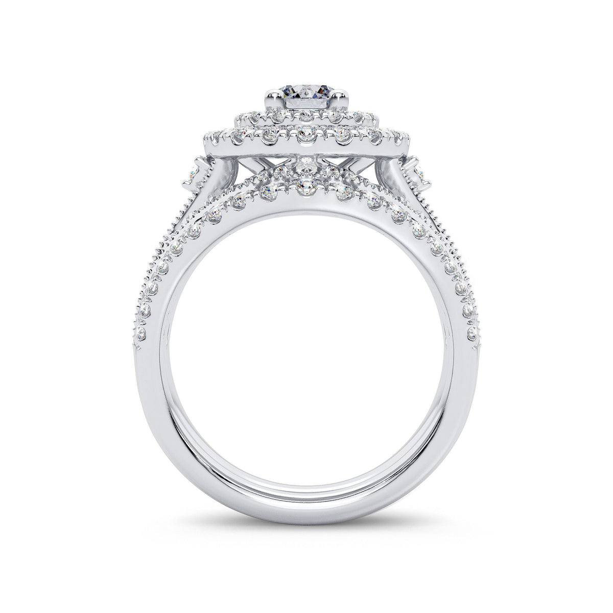 2.00 ct Diamond Bridal Ring in 14K Gold