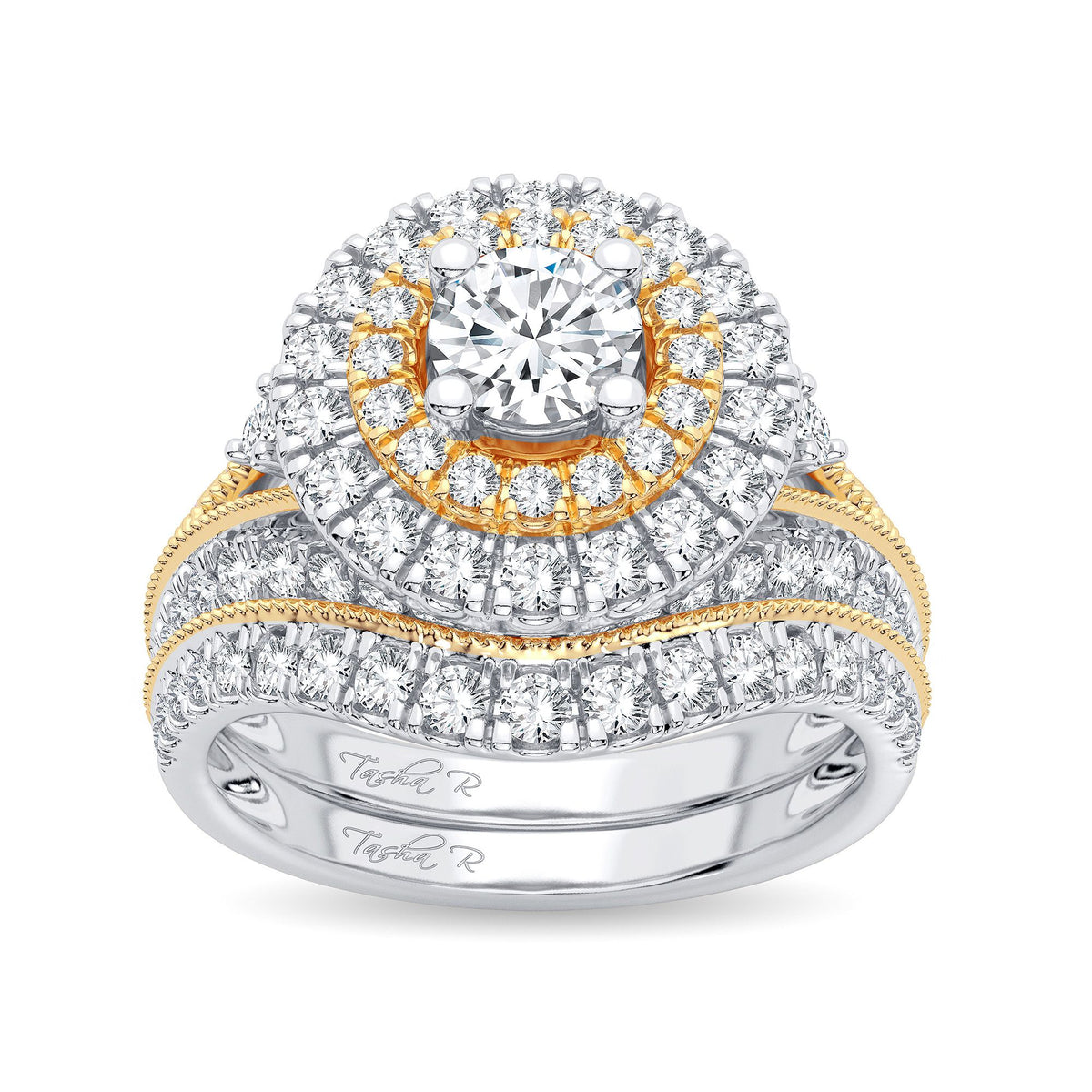 2.00 ct Diamond Bridal Ring in 14K Gold