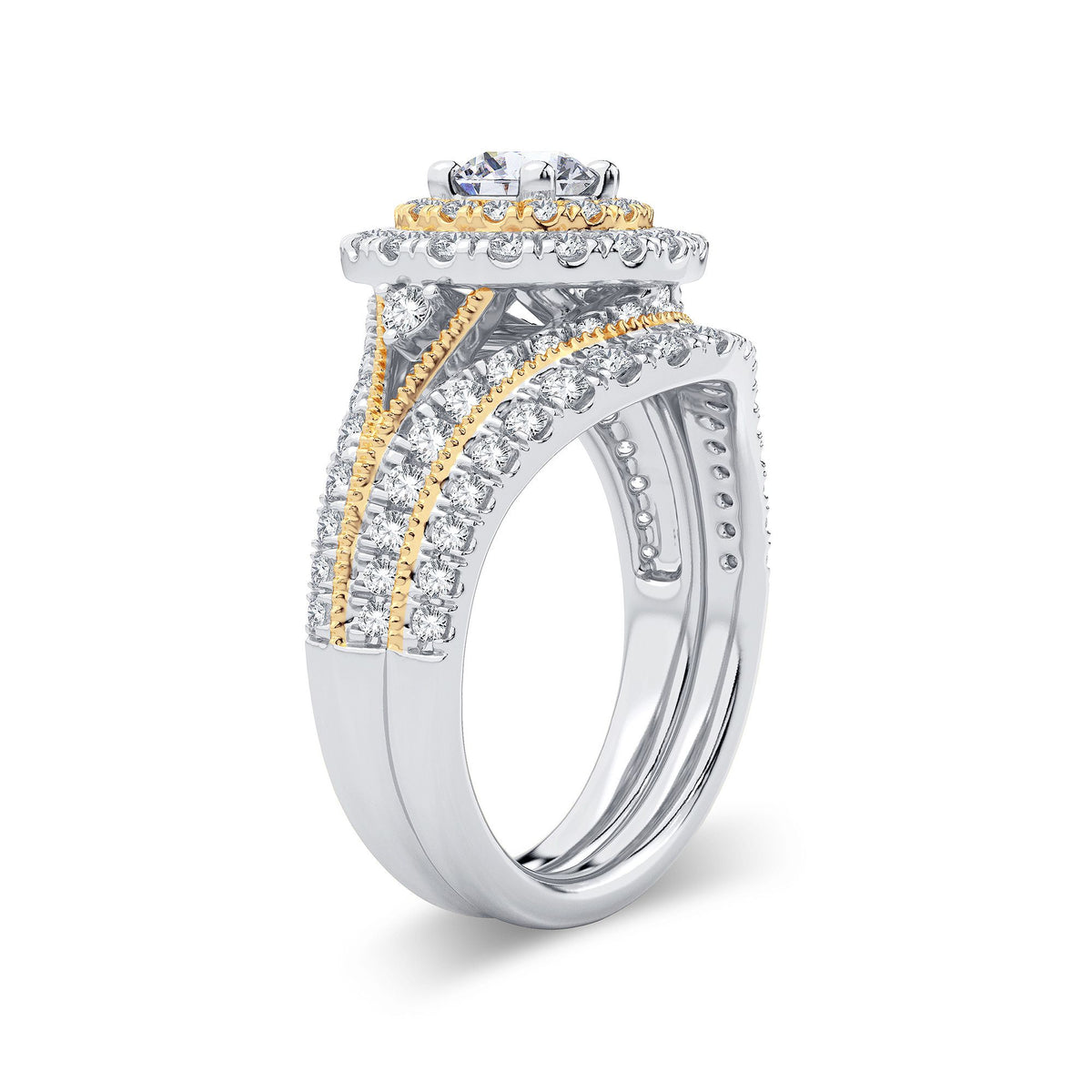 2.00 ct Diamond Bridal Ring in 14K Gold