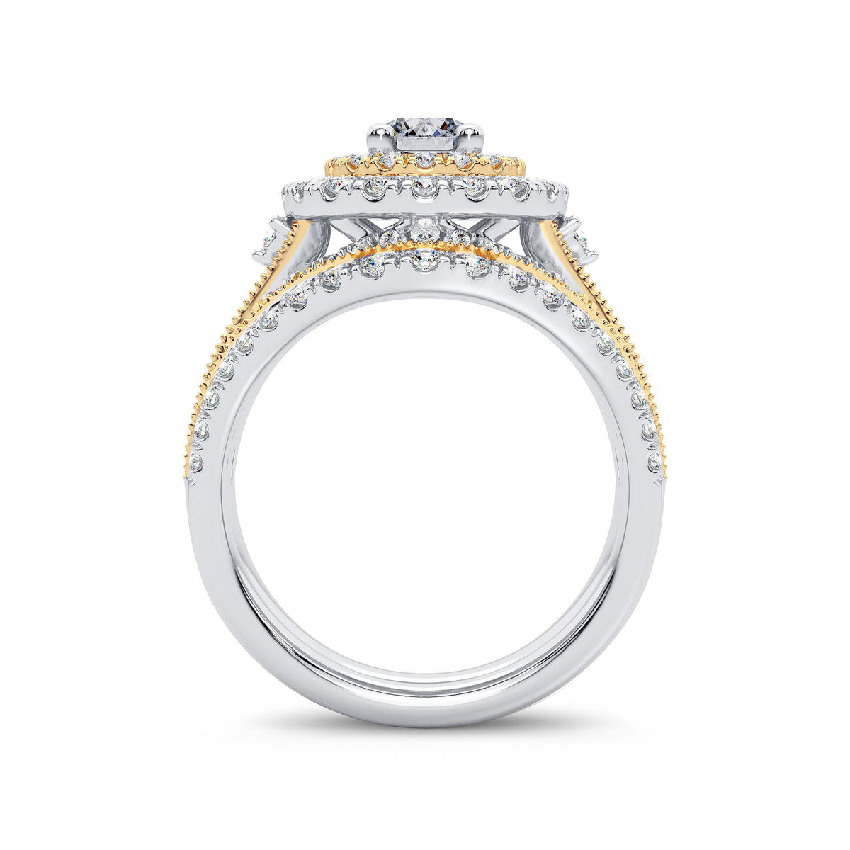 2.00 ct Diamond Bridal Ring in 14K Gold