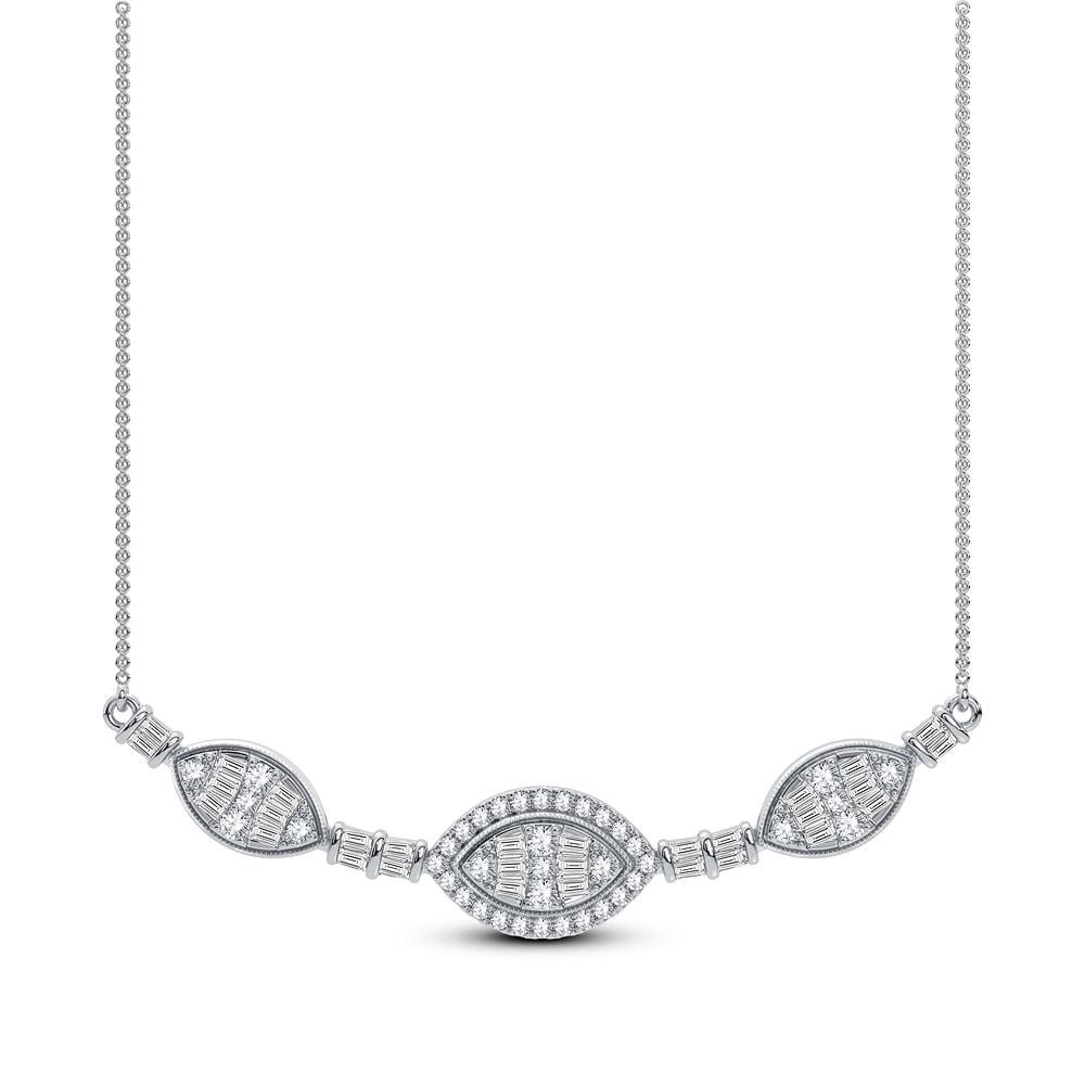0.90 ct Diamond Necklace in 14K Gold