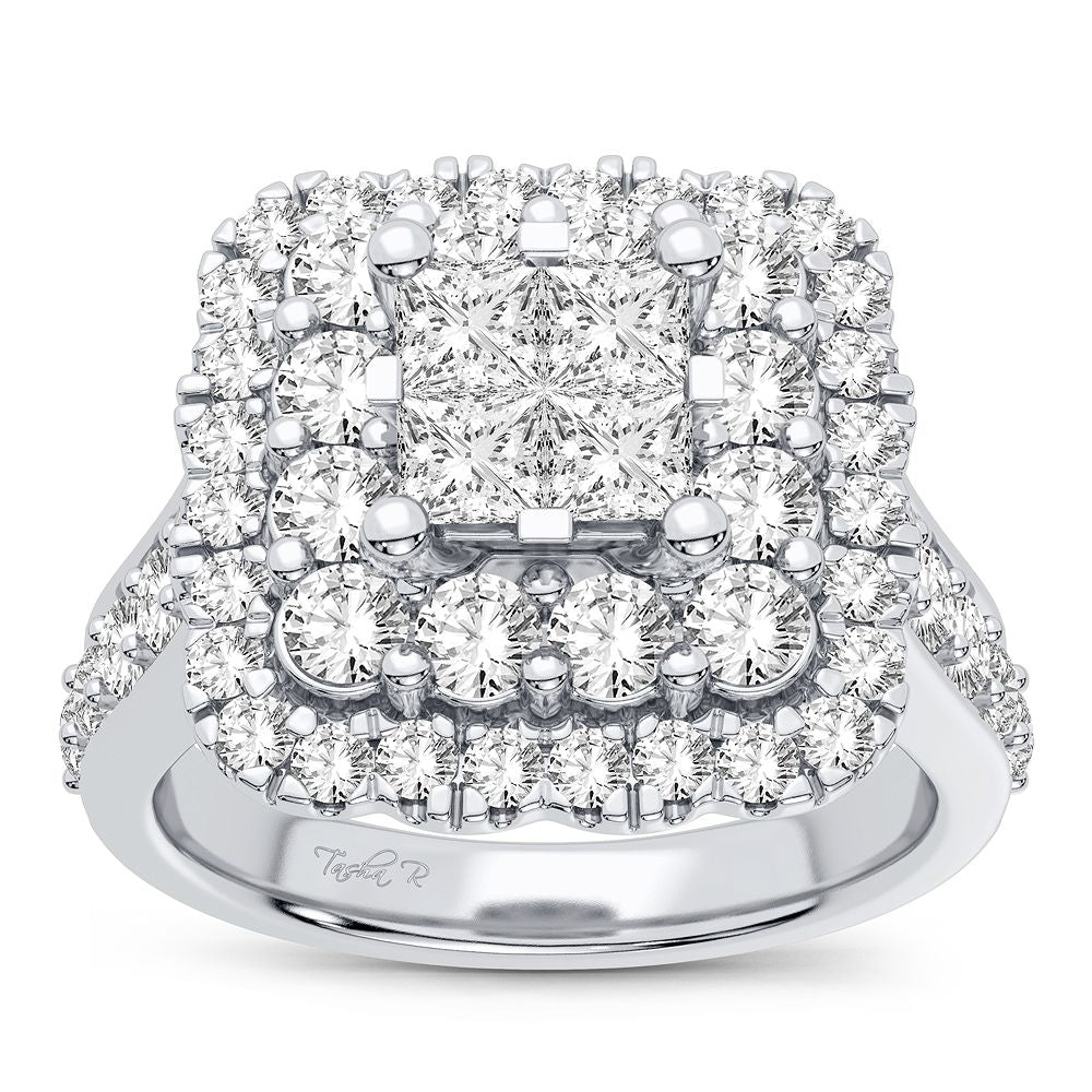 2.00 ct Diamond Bridal Ring in 14K Gold
