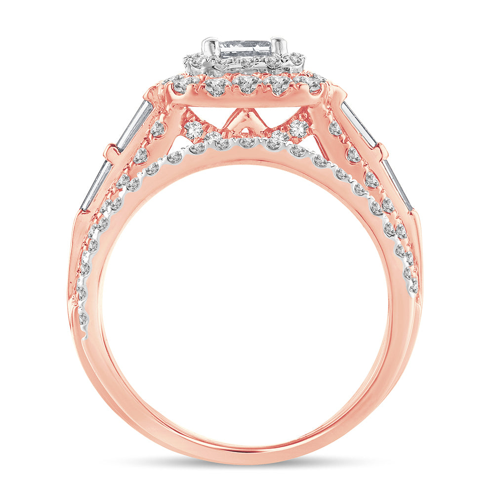 2.00 ct Diamond Bridal Ring in 14K Gold
