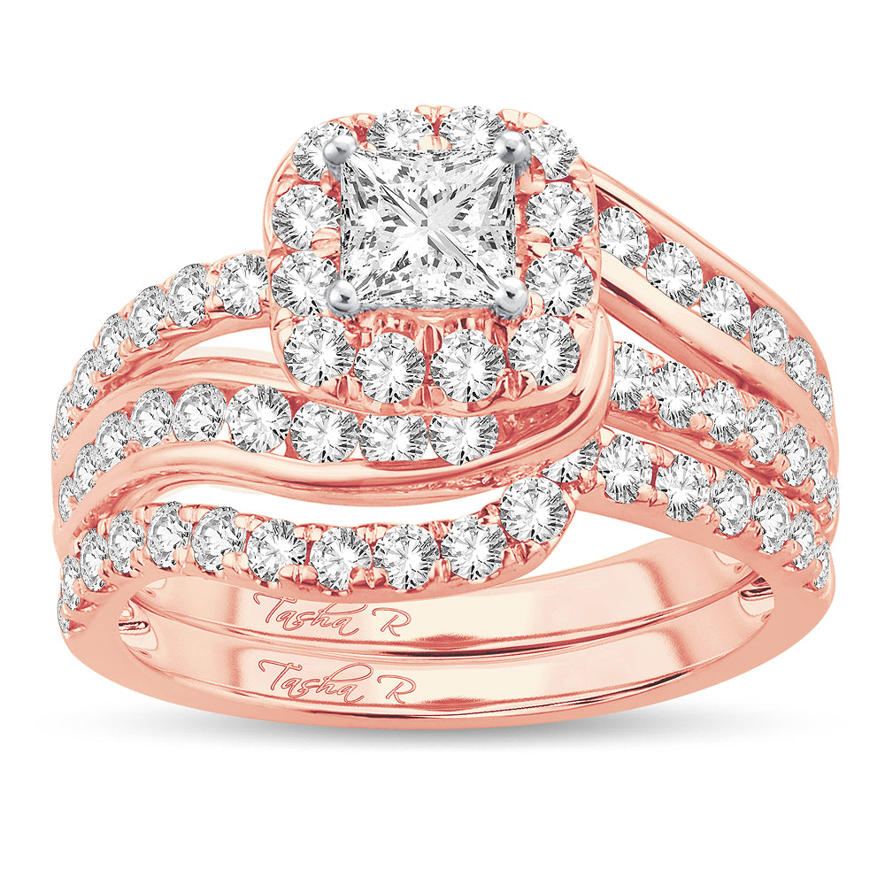 2.00 ct Diamond Bridal Ring in 14K Gold