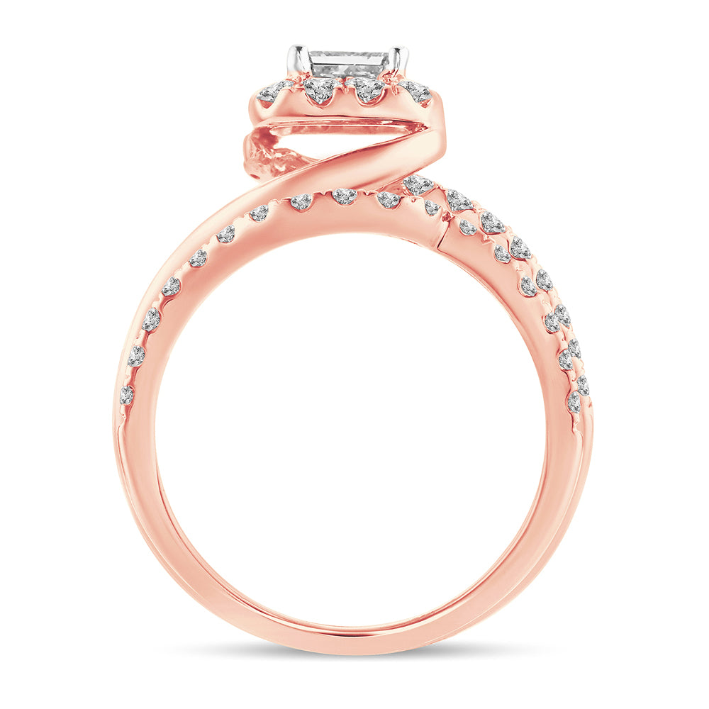 2.00 ct Diamond Bridal Ring in 14K Gold