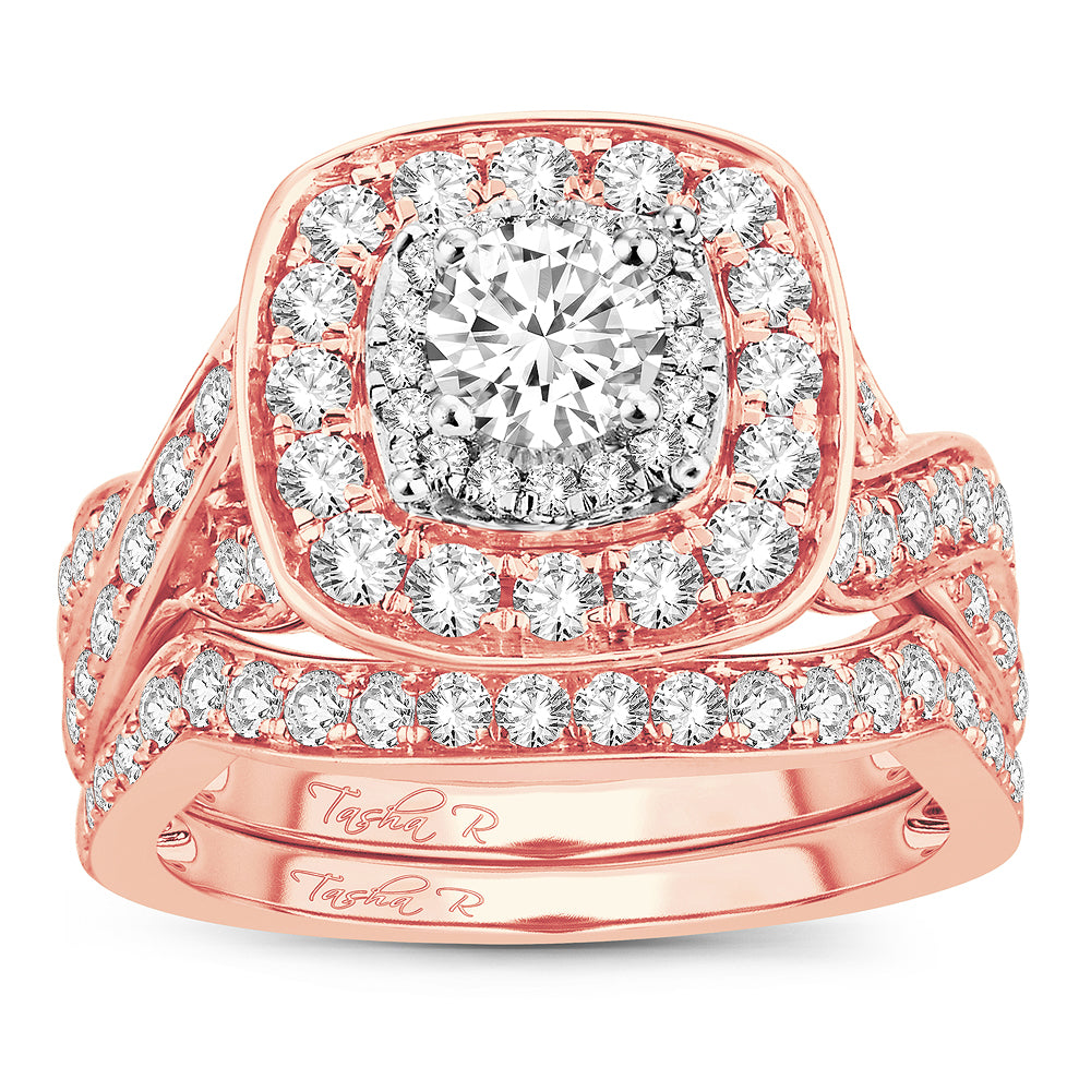 2.00 ct Diamond Bridal Ring in 14K Gold
