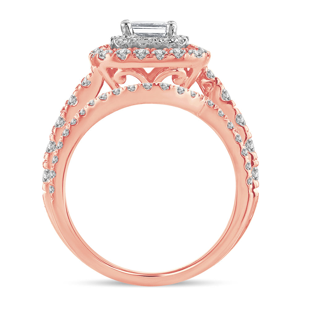 2.00 ct Diamond Bridal Ring in 14K Gold