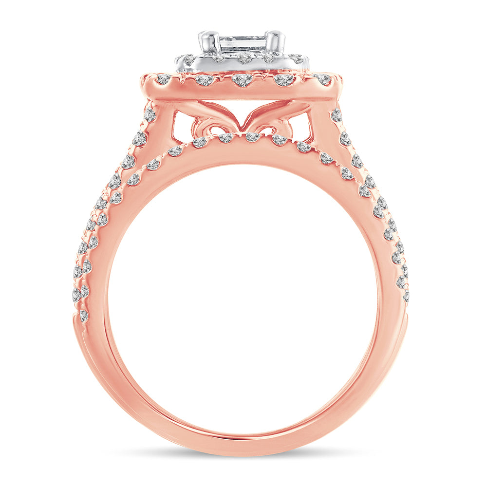 2.00 ct Diamond Bridal Ring in 14K Gold
