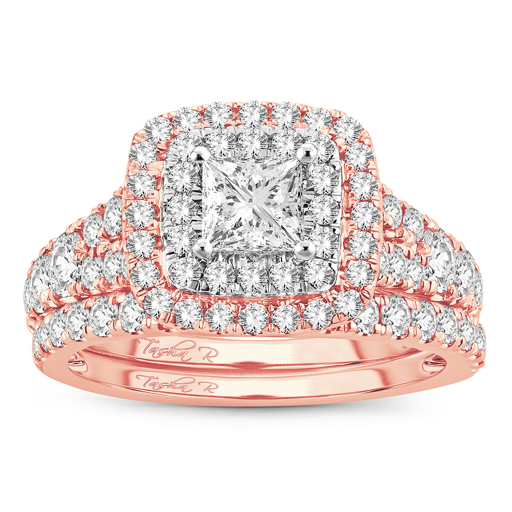 2.00 ct Diamond Bridal Ring in 14K Gold
