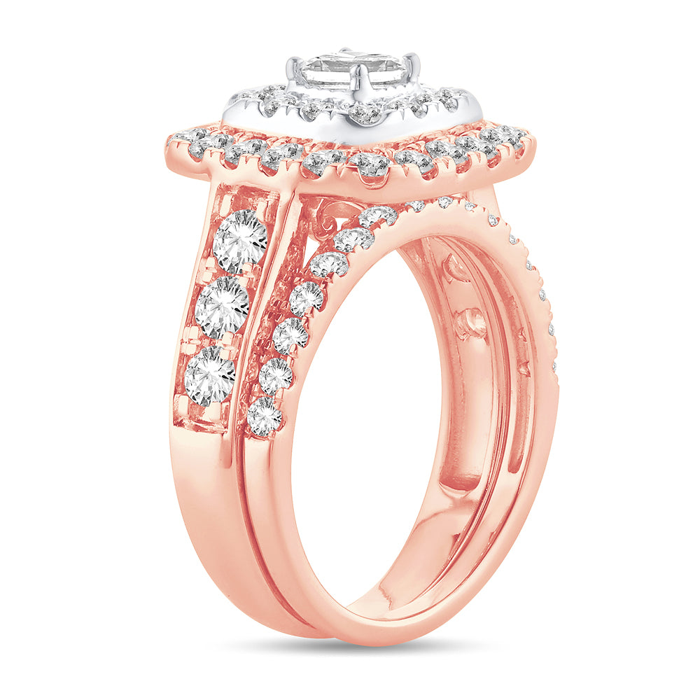 2.00 ct Diamond Bridal Ring in 14K Gold