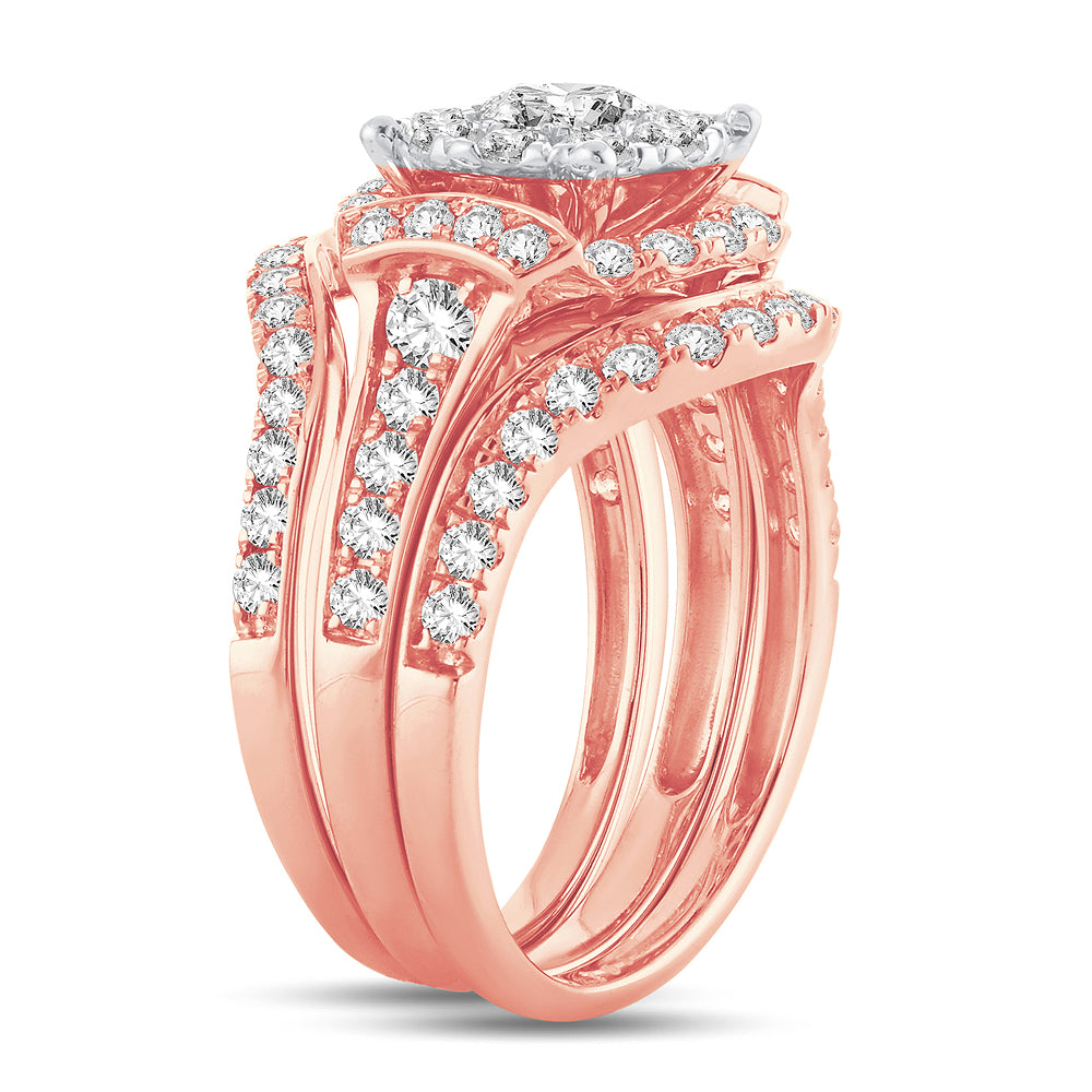 2.00 ct Diamond Bridal Ring in 14K Gold