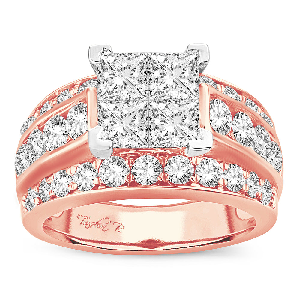 3.50 ct Diamond Ring in 14K Gold